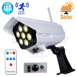 Bezpečnostná kamera LED SOLAR Monitoring Lamp 180W