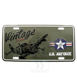 Ceduľa U.S AIRFORCE Vintage Series License plate