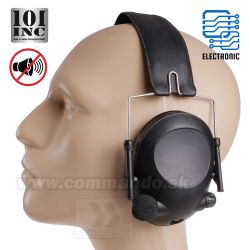 101 INC Elektronické chrániče sluchu Black Electronic Ear Defenders