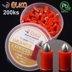 Elko ORANGE EXPRESS Diabolo 200ks 4,5mm 0,35g Lead Free