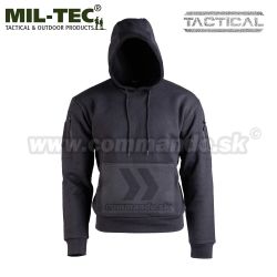 Taktická mikina klokanka čierna, tactical hoodie