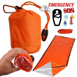 Núdzový spacák a prikrývka Emergency Sleeping Bag SOS