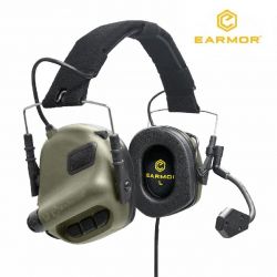 Earmor Elektronické chrániče sluchu OPSMEN M32 Olivové