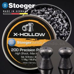 Diabolo Stoeger X-HOLLOW 5,5mm (.177) 200 ks Precision pellets