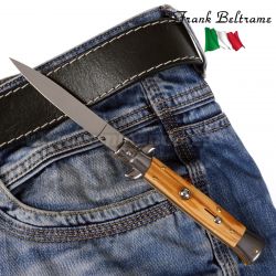 Frank Beltrame Stiletto 23cm Olive Wood vyskakovací nôž 23/94