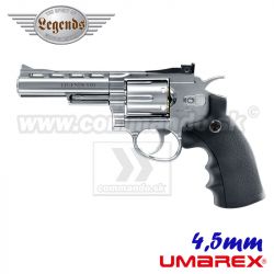 Vzduchová pištoľ  Legends S40 CO2, silver, airgun pistol