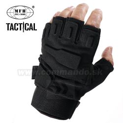 Taktické bezprstové rukavice PROTECT, čierne