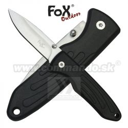 Zatvárací nož FoxOutdoor čierny - 45751A