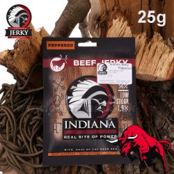 Indiana Jerky Beef Peppered 25g sušené mäso