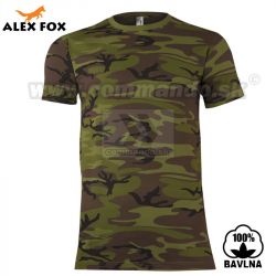 Alex Fox Pánske tričko Camouflage maskáčové