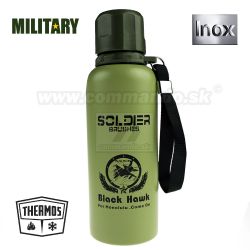 Fľaša vojenská nerezová Soldier Black Hawk 500ml