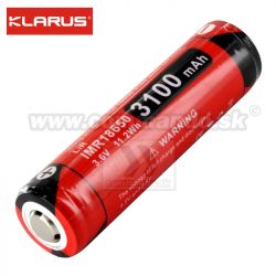 KLARUS LiR IMR 18650 3,6V 3100 mAh nabíjateľná batéria 18GT-IMR31