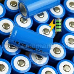 AX123A 16340 Li-Ion Battery 1200 mAh nabíjateľná batéria 3,7V