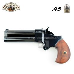 Perkusná pištoľ Derringer .45 3" Black Black Great Gun