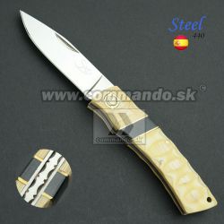 Steel 440 19515 Madera zatvárací vreckový nôž