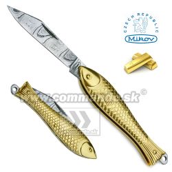 Mikov RYBKA Damask 24k Gold 130 DZ zatvárací nožík