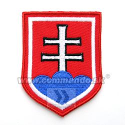 Nášivka Slovakia červená Znak bez názvu so suchým zipsom
