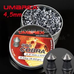 Diabolky Umarex Cobra 500ks 4,5mm Pointed pellets Ribbed .177