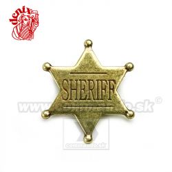 Odznak Sheriff Šerif malý kovový Denix 106