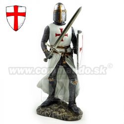 Templar Rytier križiak s mečom 29cm soška 766-5425