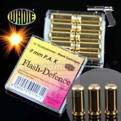 Zábleskový náboj WADIE Pistol Flash Defence 10ks 9mm PAK