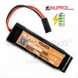Airsoft WE Nuprol Batéria NiMH 8,4V 1600mAh konektor malý