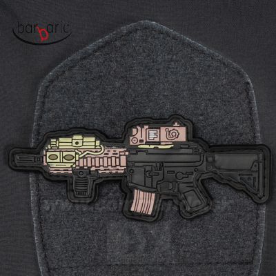 Gun Patch M4 3D nášivka PVC 08228 | Commando.sk