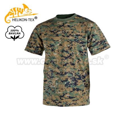 Casquette USMC Patrol Cap Digital Woodland - Taille S à XL - Polycoton - Insigne USMC - Trou D'aération - Style Militaire