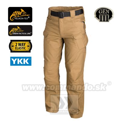 Helikon UTL Cintura Tattica Uomo Coyote | Nylon 100% 4,5cm | Taglie Fino A 3XL (150cm)