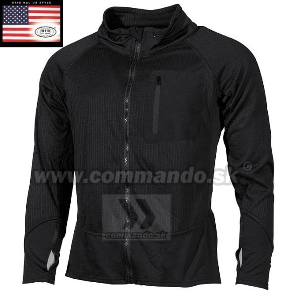 Termo-mikina TACTICAL - čierna