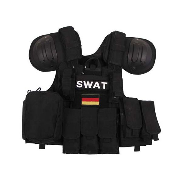 Taktická vesta SWAT Combat - čierna