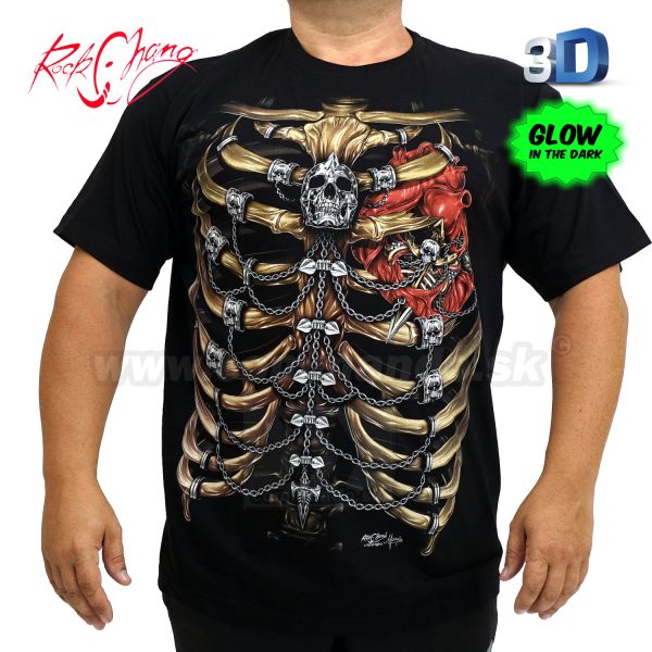 Tričko 3D Röntgen Rock Chang HD21 T-Shirt