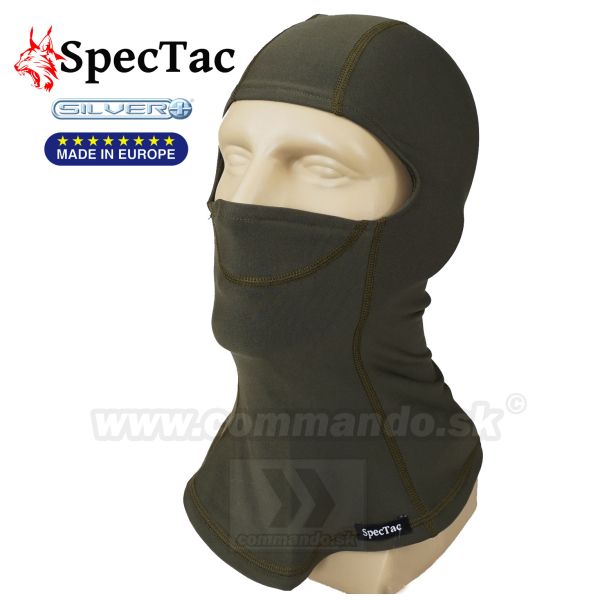 SpecTac Termoaktivna Kukla Green Silver Plus Balaclava