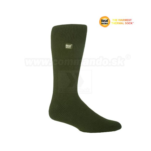 Heat Holders Lite Stredne hrubé ponožky zelené Lite 1.6