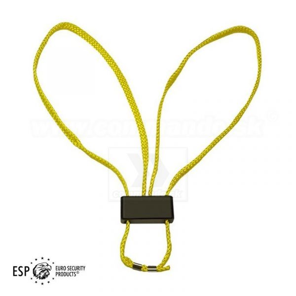ESP jednorazové textilné putá žlté HT-01-B