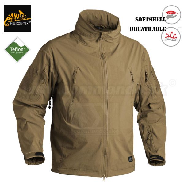 Helikon Tex Trooper Softshell Bunda nepremokavá coyote