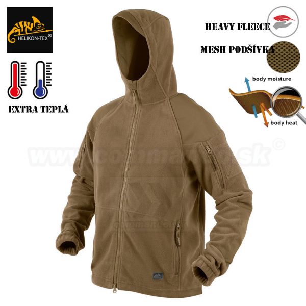 Helikon Tex Cumulus extra teplá flisová bunda coyote