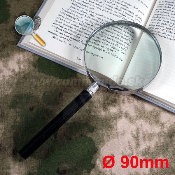 Lupa 90mm Glass Magnifying 33419 Albainox