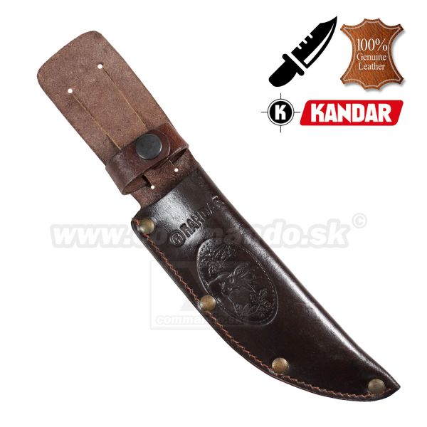Kožené púzdro Hunter P5 na nože s pevnou čepeľou Kandar