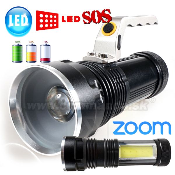 Multi Function LED SOS Zoom QL-268 Svietidlo Zoom 1135