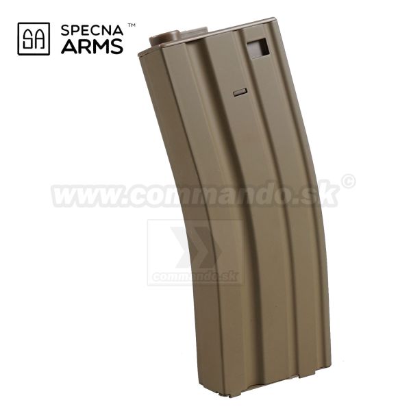 Airsoft HiCap kovový zásobník Specna Arms M4/M16 300BB AEG TAN