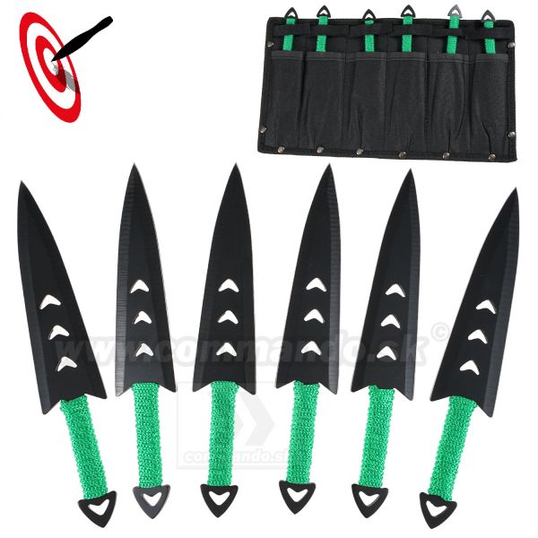 Vrhacie nože 6 kusov s púzdrom Arrows Knives Set