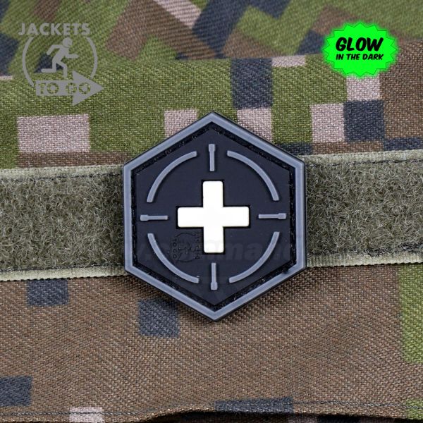 Medic Tactical GLOW 3D nášivka PVC JTG Hexagon