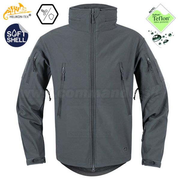 GUNFIGHTER Shark Skin Jacket softshellová bunda sivá