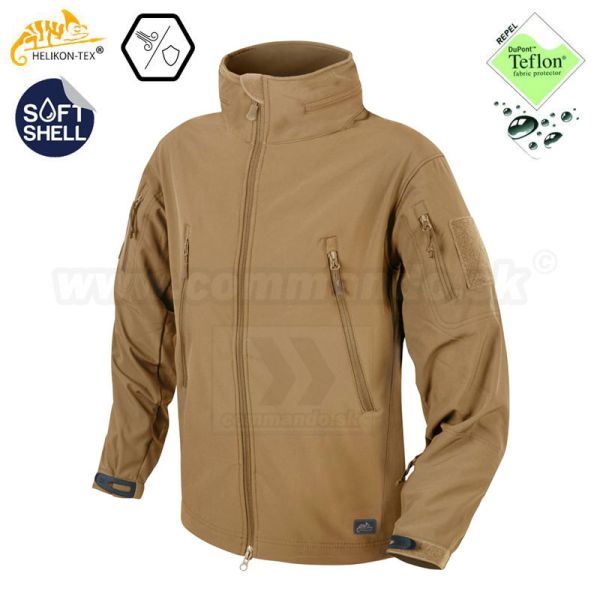 GUNFIGHTER Shark Skin Jacket softshellová bunda coyote