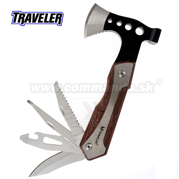 Multi náradie Traveler Hammer-Hatchet Camping Multi Tool