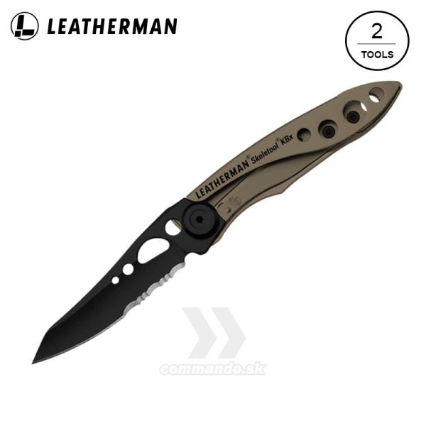 Leatherman SKELETOOL KBX coyote zatvárací nôž