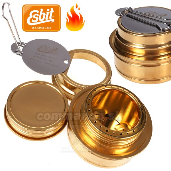 Kempingový liehový varič ESBIT Alcohol Burner AB300BR