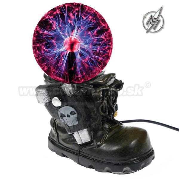 Plazmová lampa Army Boot Ø10cm výška 19cm Plasma Light