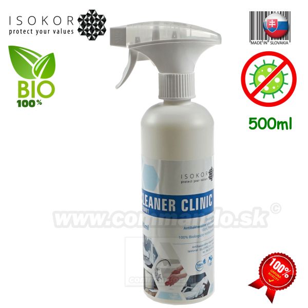 Isokor Cleaner Clinic Antibakteriálny Bio čistič 500ml